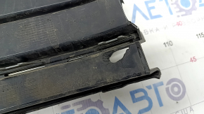 Front bumper grille side left VW Passat b8 16-19 USA without fog lights, broken, bumps on chrome