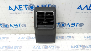 Rear row air duct VW Passat b8 16-19 USA black, scratches on the trim