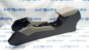 Console central armrest Subaru Forester 19- SK leather, black with gray, scratches