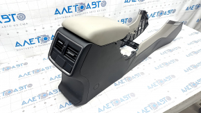 Console central armrest Subaru Forester 19- SK leather, black with gray, scratches