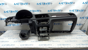 Torpedo front panel with AIRBAG Audi Q3 8U 15-18 black, wood insert