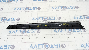 Door trim panel (card) rear left VW Passat b8 16-19 USA dark gray wood grain, cracks