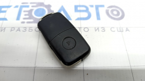 Key VW Passat b8 16-19 USA 4 buttons, folding, worn, cracked buttons, missing emblem