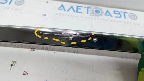 Longitudinal roof rail left Audi Q3 8U 15-18 chrome, scratches, missing studs