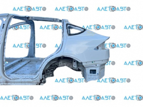 Quarter wing rear left Tesla Model X 16-21 white on body, dents