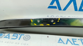 Longitudinal roof rail right Audi Q3 8U 15-18 chrome, scratches, missing studs