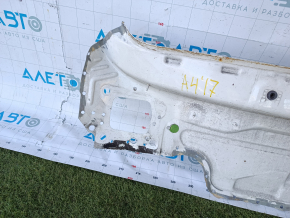 Rear panel Audi A4 B9 17- 2 parts, white