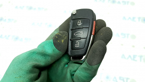 Key smart Audi Q3 8U 15-18 4 buttons, worn