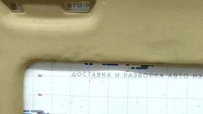 BMW X3 F25 11-17 headlining beige, for panoramic, for cleaning, fabric peeled off, torn, dents, creases