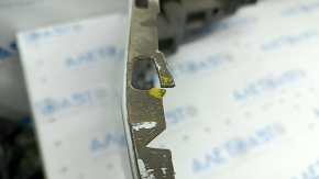 Bare rear bumper upper part Audi Q3 8U 15 without parking sensors, white, broken fastener