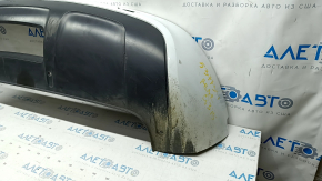 Bare rear bumper lower part Audi Q3 8U 15 solid, structure, without parking sensors, white, scratches
