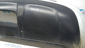 Bare rear bumper lower part Audi Q3 8U 15 solid, structure, without parking sensors, white, scratches