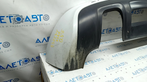 Bare rear bumper lower part Audi Q3 8U 15 solid, structure, without parking sensors, white, scratches