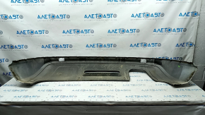 Bare rear bumper lower part Audi Q3 8U 15 solid, structure, without parking sensors, white, scratches