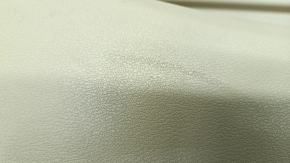 Door trim card front right BMW X3 F25 11-17 beige leather, wood insert, worn, scratches, broken fastening