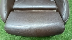 Driver's seat Audi Q3 8U 15-18 with airbag, electric, heated, leather brown, Sport, cracks in leather