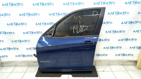 Door assembly front left BMW X3 F25 11-17 blue A76M, with emblem Xdrive 28i, butt