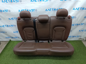 Rear row of seats 2nd row Audi Q3 8U 15-18 brown leather, tear on the right headrest