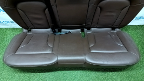 Rear row of seats 2nd row Audi Q3 8U 15-18 brown leather, tear on the right headrest