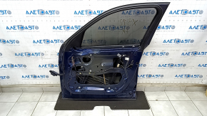 Door assembly front right BMW X3 F25 11-17 blue A76M, with emblem Xdrive 28i