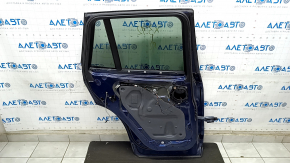 Door assembly rear left BMW X3 F25 11-17 blue A76M, dried out seal