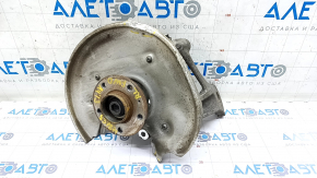 Trunnion with hub rear left Audi A4 B8 08-16 FWD with casing, cracked silent block, torn casing