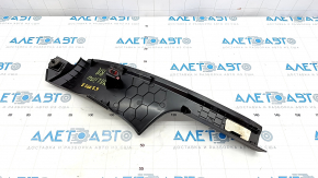 Door sill trim rear right Chevrolet Malibu 16- black, worn