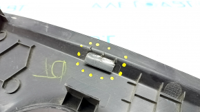 Door sill trim rear right Chevrolet Malibu 16 - black, worn, broken fasteners