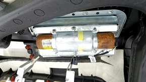 Torpedo front panel with AIRBAG BMW X3 F25 11-17 black with beige, without projection, rusty pyropatron
