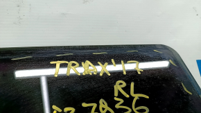 Glass of the rear left door Chevrolet Trax 15-22 tinted, scratches