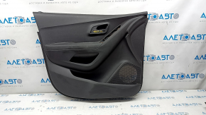 Door trim card front left Chevrolet Trax 17-20 black