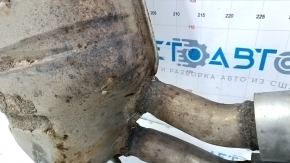Muffler rear part with barrel Audi Q3 8U 15-18 AWD rusty