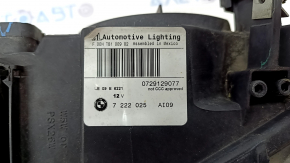 Headlight front left bare BMW X3 F25 11-14 dorest halogen, sand, broken mount