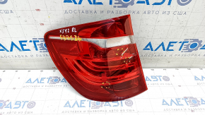 Light outer wing left BMW X3 F25 11-17 worn, broken fasteners