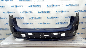 Rear bumper bare BMW X3 F25 11-14 pre-rest, blue A76M, scratches, dented, broken