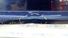Rear bumper bare BMW X3 F25 11-14 pre-rest, blue A76M, scratches, dented, broken