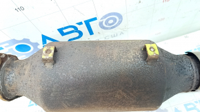 Exhaust line middle part with catalytic converter Nissan Rogue 14-20 stud defect, bolts broken