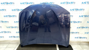Hood bare BMW X3 F25 11-17 blue A76M, steel, dents