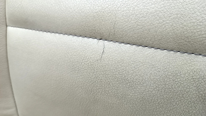 Driver's seat BMW X3 F25 11-17 without AIRBAG, beige leather, electric, heating, memory, cracks in leather, dented, needs cleaning