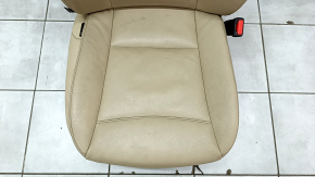 Passenger seat BMW X3 F25 11-17 with AIRBAG, beige leather, electric, heated, for cleaning