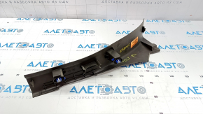 Door sill trim rear left Chevrolet Volt 11-15 dark gray, worn