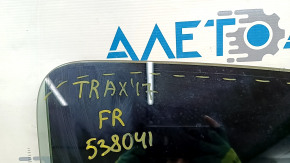 Front right door glass Chevrolet Trax 15-22 scratches