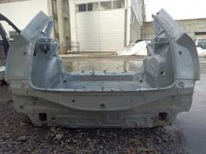 Rear panel Audi Q3 8U 15-18 2 parts, white, on the body