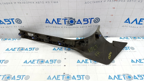 Door sill trim front right Chevrolet Volt 11-15 dark gray, worn