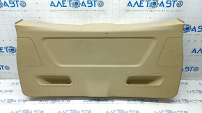 Lower trunk door trim BMW X3 F25 11-17 beige, scratches, needs cleaning