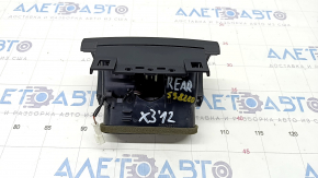 BMW X3 F25 11-17 center console air duct peeling coating, crack in mount