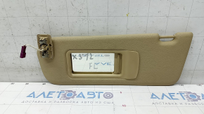 Left visor BMW X3 F25 11-17 beige, without hook
