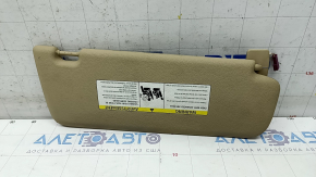 Left visor BMW X3 F25 11-17 beige, without hook