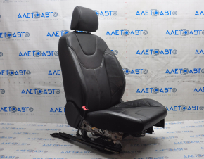 Driver's seat Ford Focus mk3 15-18 rest, with airbag, electric, leather black