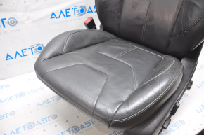 Driver's seat Ford Focus mk3 15-18 rest, with airbag, electric, leather black
